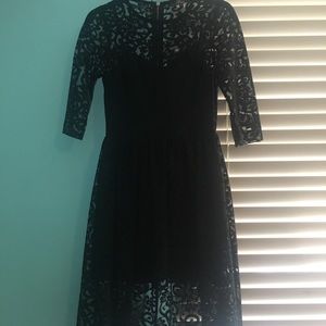 BLACK HI - LOW DRESS